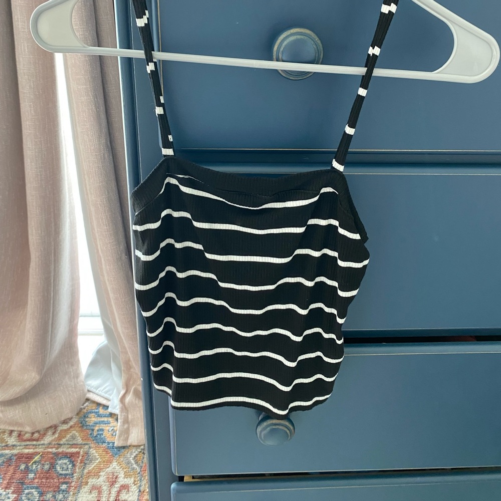 stripped crop top
